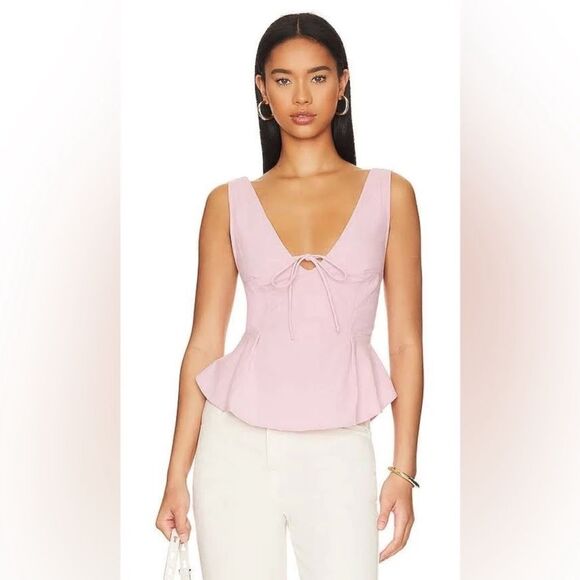 Free People Mika Tank Solid Pink Small NWT‎ in packaging - Picture 3 of 6